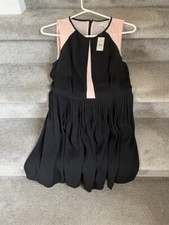 ANN TAYLOR LOFT Brand New With Tags Black w/pinkish trim 6 petite