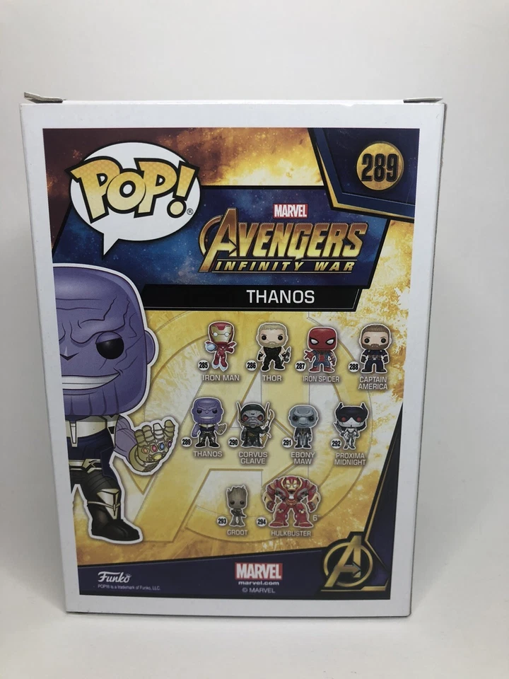 Avengers: Infinity War Thanos Pop! Figura Vinilo #289 Foto 3 de 4