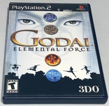 GoDai: Elemental Force (Sony PlayStation 2, 2001) Complete With Manual & Tested