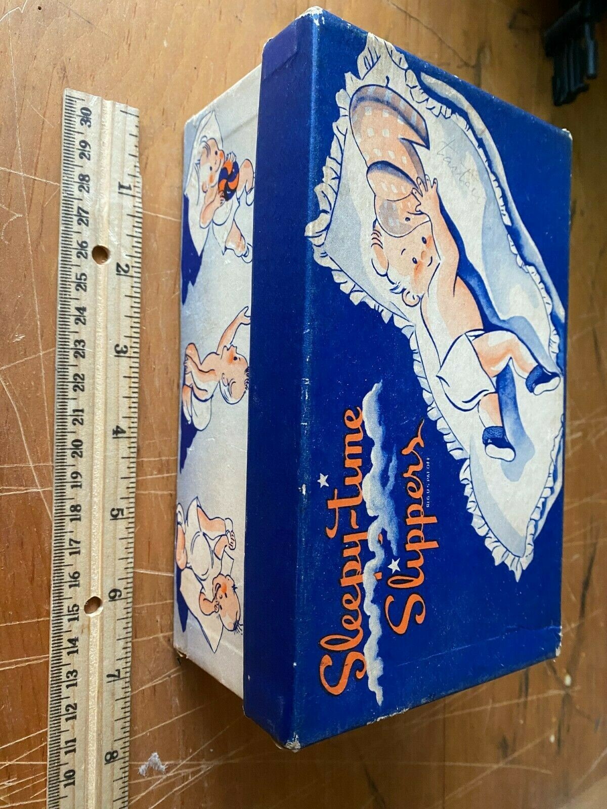 SAOLA Pantofole vintage Sleepy Time SOLO SCATOLA