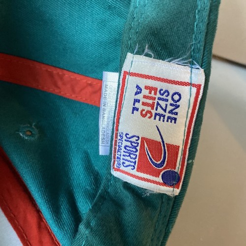 Vintage Miami Dolphins Cap Pro Line Sports Specialties Hat Adjustable NFL - Picture 9 of 12