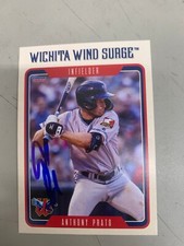 Anthony Prato Signed Card Wichita Wind Surge Team Card IP Auto