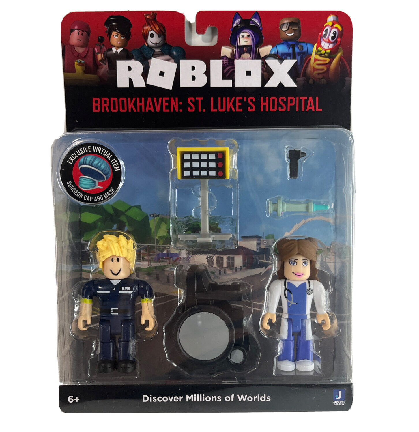 Roblox Brookhaven St. Luke's Hospital Pack 3 Doctor & Paramedic w