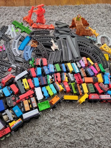 🔥🔥 ENORME 220+ piezas Thomas the Train Train Track/Trenes/Túneles MATTEL Gullaine - Imagen 21 de 22