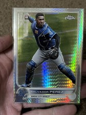 2022 Topps Chrome Baseball Salvador Perez Base #50 Prism Refractor