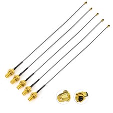 5pcs 6" U.FL / UFL to RP-SMA Female Antenna WiFi Pigtail Cable ufl Mini PCI
