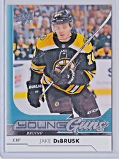 2017-18 JAKE DeBRUSK YOUNG GUNS & ARTIFACTS RCS! BOSTON BRUINS!