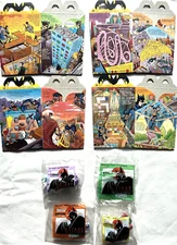 Complete Set of 8 McDonald’s/Batman Happy Meal Boxes & Toys - BRAND NEW, MINT!!