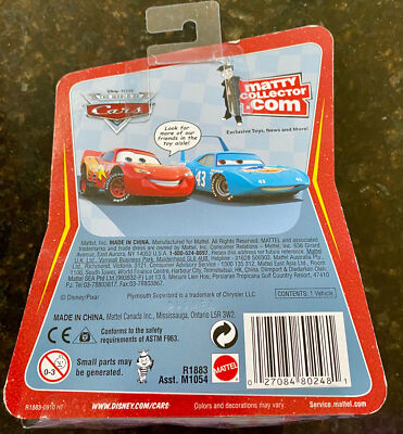 CLUTCH AID No. 121 Disney Pixar CARS World of Cars RUBBER TIRES