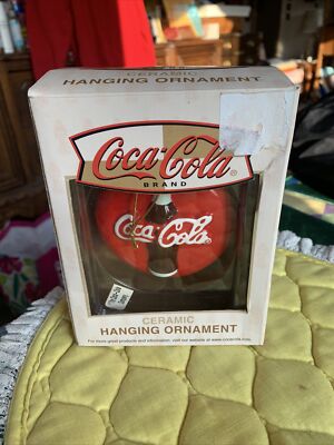 ENESCO コカ・コーラ Coca Cola Enesco Vintage Ceramic Hanging Ornament New In Box | eBay
