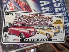 Starter Bros Route 66 Rendezvous 2008 19 Annual participate plate