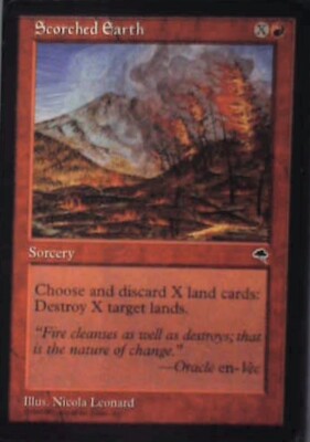 Scorched Earth - Tempest: #200, Magic: The Gathering Mp R37