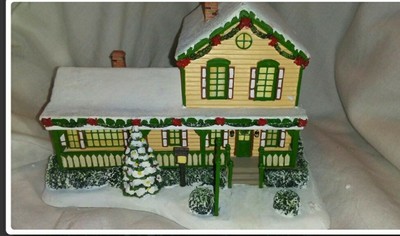 Kinkade Hawthorne Village John Deere Creek Antique Auction Store COA