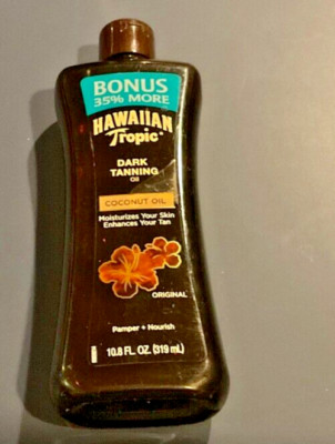 Hawaiian Tropic Dark tanning Oil Coconut Oil 10.8oz