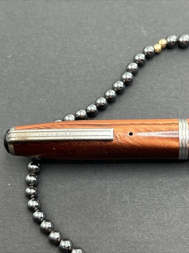 Vintage Esterbrook Fountain Pen Marbled Brown Double Jewel 1550 Nib Untested - Picture 2 of 10