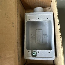 HUBBELL KILLARK FS-2M Weatherproof Box,1Gang,18 cu. in 2NA23