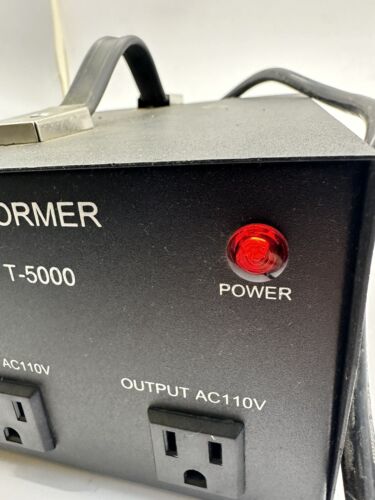 5000W ST-5000 Step Up Step Down Transformer 110V to 220V - Picture 2 of 13