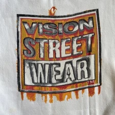 Vintage 80’s Vision Street Wear Tempered Steel Pullover Youth Medium 12-14