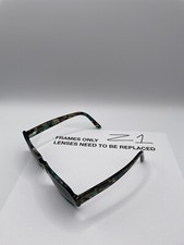 Used Eyeglass FRAMES Kirkland Signature Taylor 1093255 Blue Tort 55/16 140