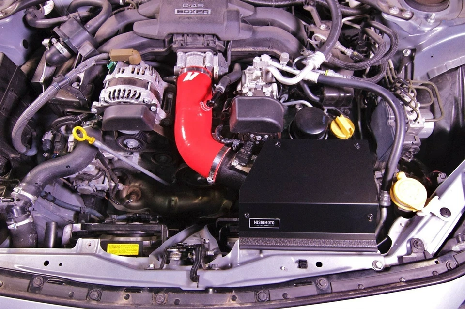 Entrada de aire Mishimoto Performance (rojo) para 2013-2017 Scion FR-S Subaru BRZ 86 Foto 2 de 3