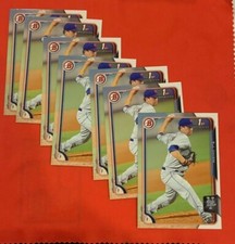 2015 Bowman BP77 T J Chism 7 Count Lot New York Mets