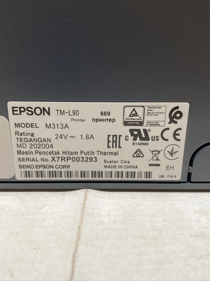 Epson L90 Label Printer M313A - Image 2 of 4