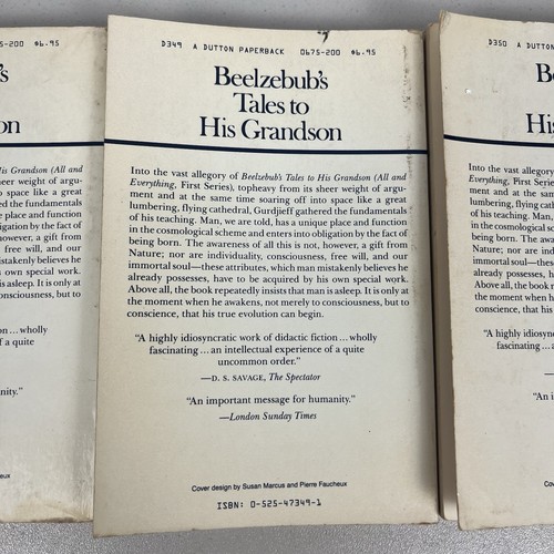 Gurdjieff Beelzebub's Tales to Enkel Dutton Box Set 1973 Three Vol. Okkult - Bild 7 von 14