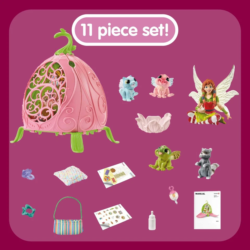 Juego Escuela de Juegos Animales Marween's Juguete Realista Multicolor para Niños 11 Piezas Foto 3 de 4