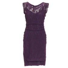 Dolce Gabbana Floral Sheer Lace Overlay Cocktail Dress It46 Xl Women Pu Size 46