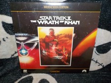 Star Trek II The Wrath of Khan Widescreen Laserdisc LD 2Free Ship 50