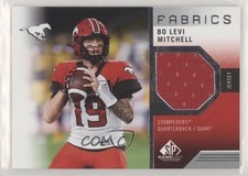 2021 SP Game Used Edition CFL Fabrics Bo Levi Mitchell #BM 0ze5