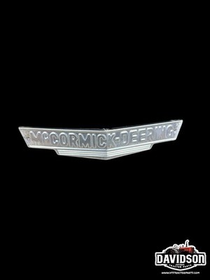56598D Front Emblem McCORMICK DEERING Fits International Tractor W4 W6 W9