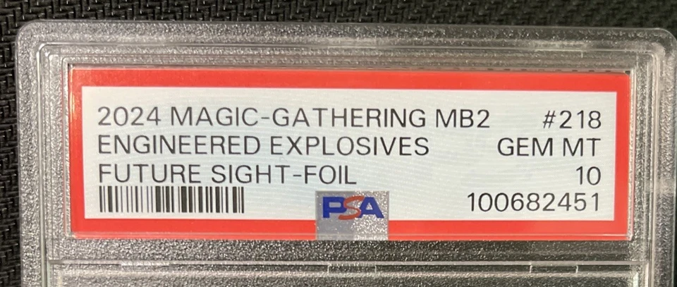 2024 MB2 Engineered Explosives (Future Sight) #218 Magic MTG PSA 10 NS - Image 2 of 3