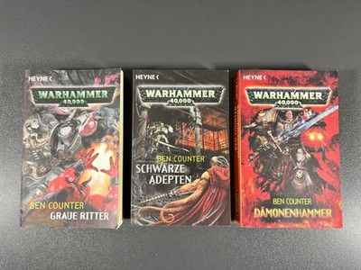 Warhammer 40k 40.000 Graue Ritter Schwarze Adepten Dämonenhammer Trilogie