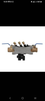 #ad Zurn Wilkins 1 375 1quot; 375 Reduced Pressure Principle Backflow Preventer 1 Inch $325.00
