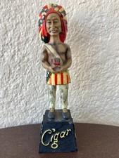Vintage Indian Chief 5 Cent Cigar Bobblehead - 7" Tall
