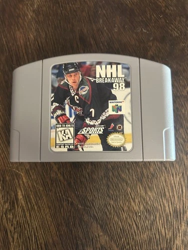 NHL Breakaway 98’ Nintendo 64 1998 N64 Authentic Tested Working Cartridge Only