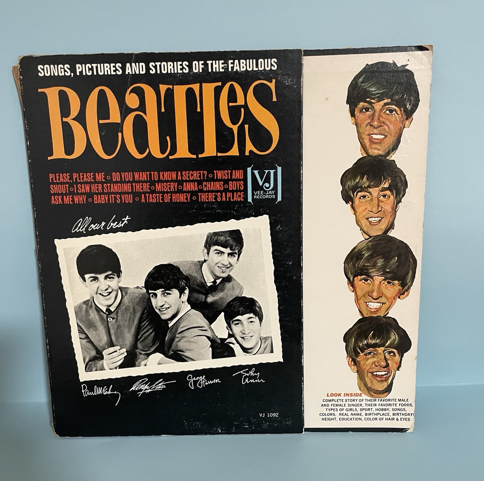 THE BEATLES - “Songs, Pictures And Stories” 1964 Original — Grab It Price !