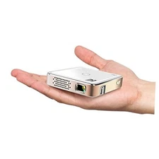  Ultra Mini Portable Projector - HD 1080p support LED DLP Rechargeable Silver