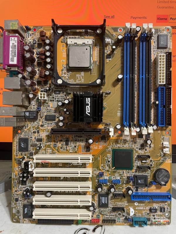 ASUS P4P800-E Motherboard For Parts or Repair