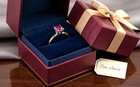 GENUINE 0.78 Cts RUBY RING 10k YELLOW GOLD - Free Appraisal Service - NWT — photo 6