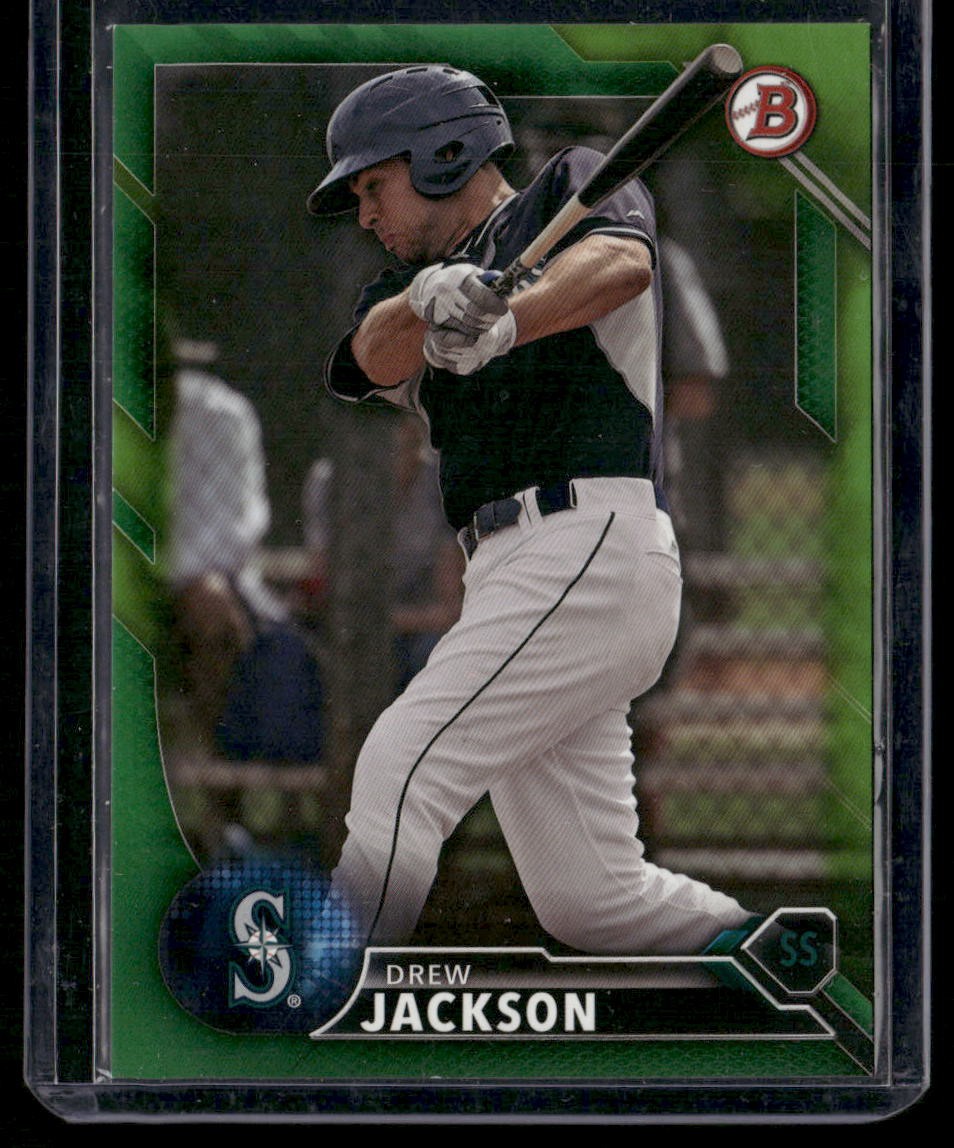 2016 Bowman Draft #BD-183 Drew Jackson Green Border #/99
