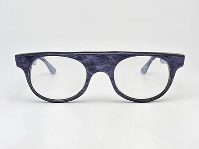 Alain Mikli Paris A.M. 86 0127 533 Blue Marble on Black Eyeglasses Frame France