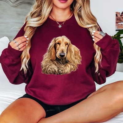Afghan Hound Hunderasse Tiere Damen Sweatshirt Tierbesitzer Geschenk