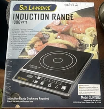 Single Burner Induction Cooktop 1800W Sensor Touch Sir Lawrence Model SLIN1800