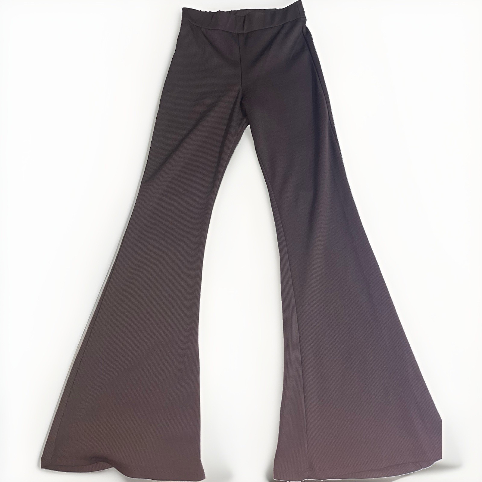 Lacht Women Pantaloni donna elastici colore marrone Taglia 38 (M)