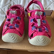 Okie Dokie Pink and Rainbow Girls Size 5M Sandals