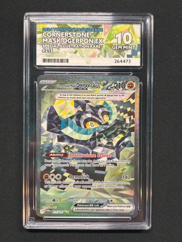 Cornerstone Mask Ogerpon ex graded ACE 10 for sale on eBay