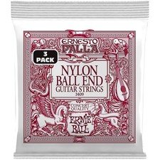 Ernie Ball EP BlackGold BallEnd Nylon Classical Guitar Strings 3Pack 2842