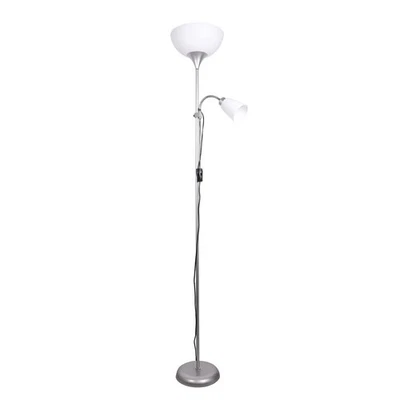 Lampadaire VARESE 178cm - Douilles E27 E14 - Bras de Lecture Orientable - Photo 1/4
